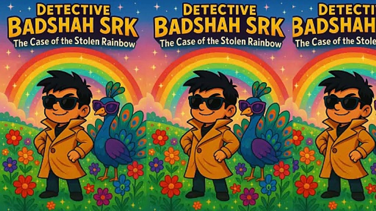 Detective Badshah SRK: The Case of the Stolen Rainbow IN ENGLISH  ⁨@smilentales⁩