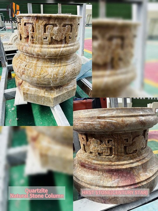 Quartzite Natural Stone Column