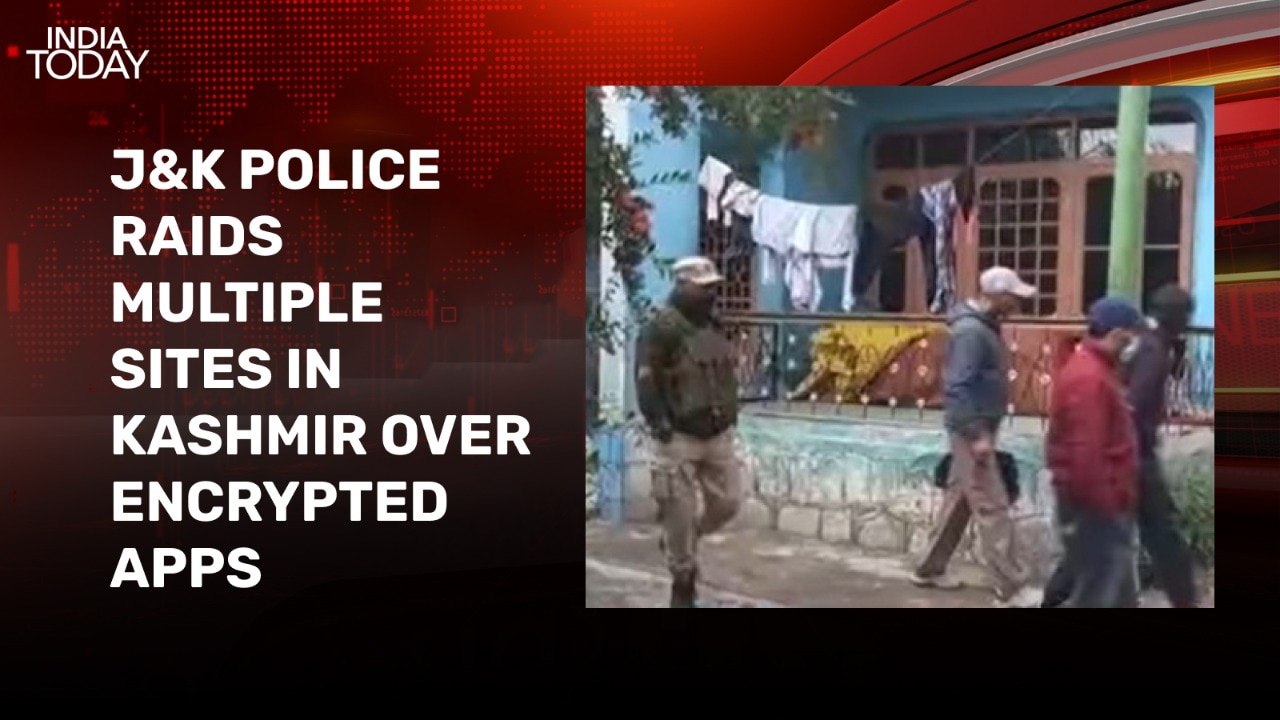 J&K police conduct multiple raids in encrypted messaging app case