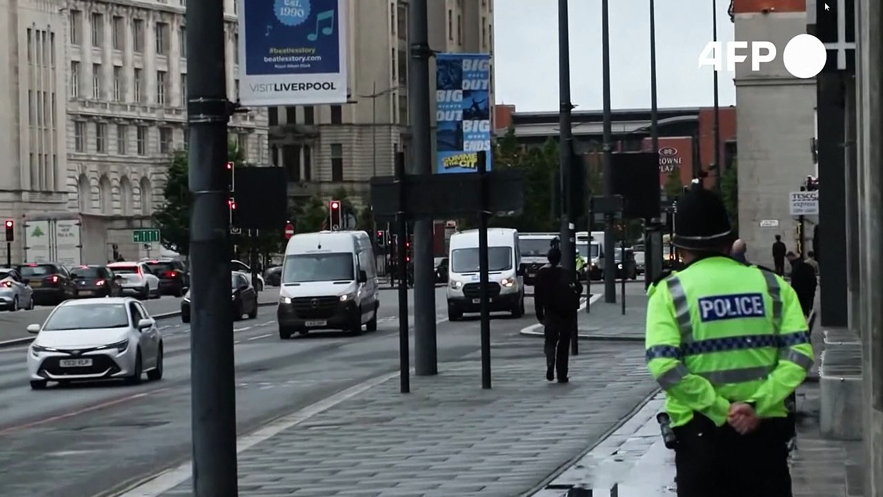 UK man charged with 7 offences for Liverpool crash arrives at court