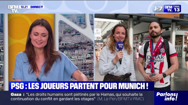 Ce supporter du PSG est venu tout droit de Montréal pour assister à la finale de la Ligue des Champions à Munich