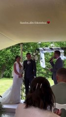 Jonathan Clauss et sa compagne Pauline se sont mariés.