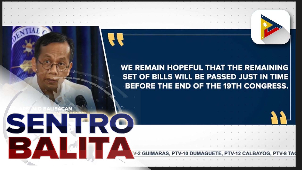 DEPDev, nagpasalamat sa pagpasa ng Kongreso sa priority bills; ahensya, umaasa na mapagtitibay na ang ilan pang priority bills bago magsara ang 19th Congress