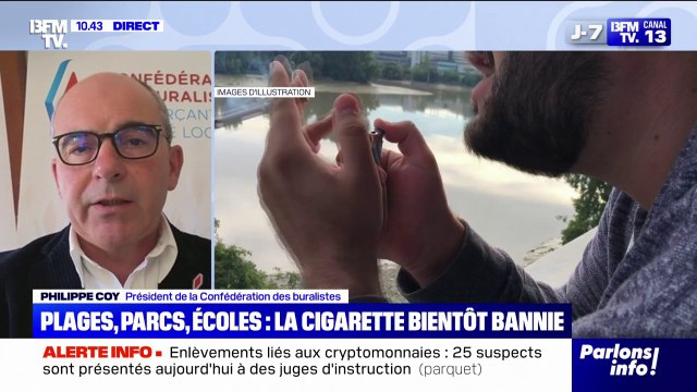 Interdiction de la cigarette: Philippe Coy (président de la Confédération des buralistes) dénonce des effets d'annonce