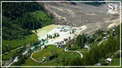 Sorge vor Flutwelle nach Gletscherabbruch bei Blatten