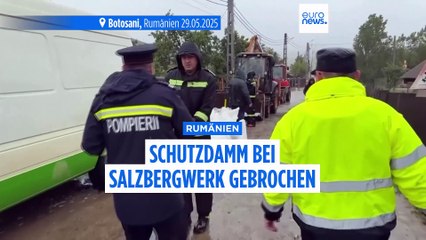 Überschwemmungen in Rumänien: Salzbergwerk Praid gefährdet