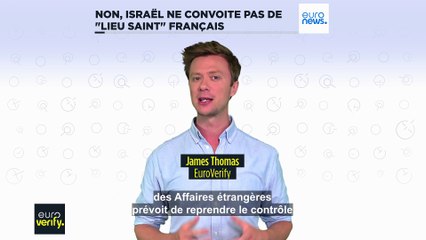 Non, Israël ne projette pas de s'emparer d'un "lieu saint" français à Jérusalem