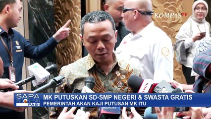 Respons Soal MK Putuskan SDSMP Negeri dan Swasta Gratis