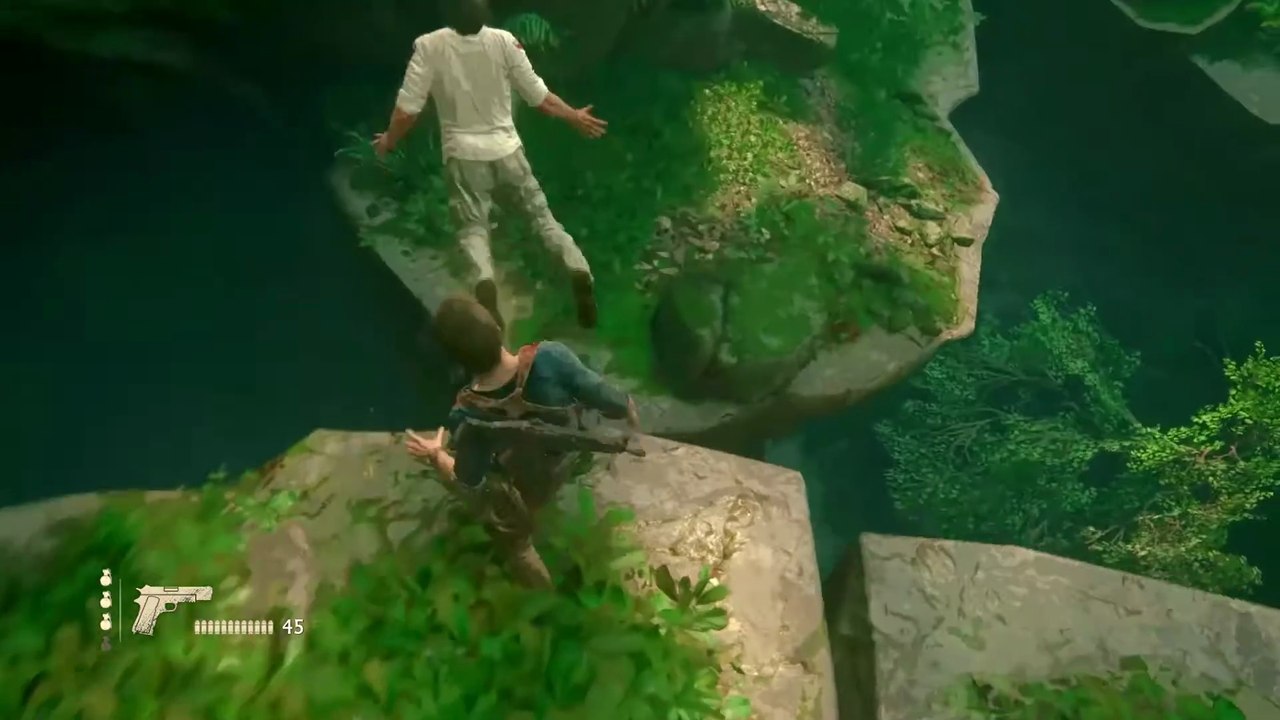 UnCharted4 Stealth Hard Mode - Island Jungle Fight PC #gaming#pcgaming#uncharted4#gameplay