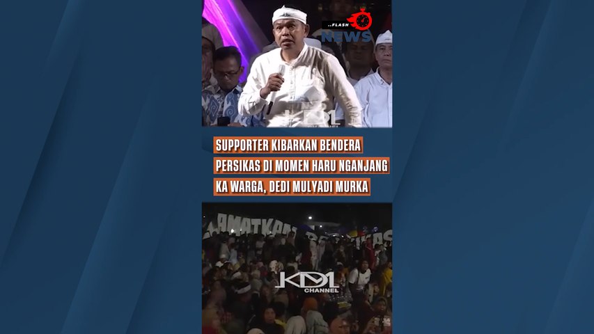 Supporter Kibarkan Bendera Persikas di Momen Haru Nganjang Ka Warga, Dedi Mulyadi Murka