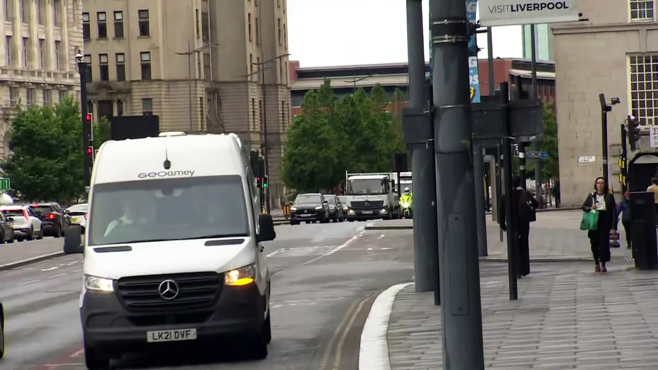 Van believed to be carrying Paul Doyle arrives at Liverpool