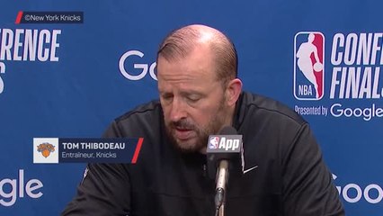 Knicks - Thibodeau : "Il faut rester agressifs et disciplinés"