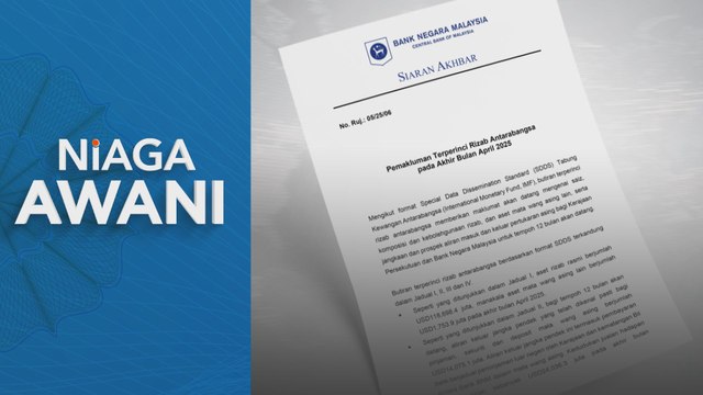 Aset rizab antarabangsa BNM berjumlah AS$118.70