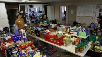 Donations arrive from around the country for flood hit communities