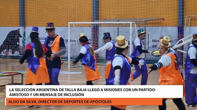 La Selección Argentina de talla baja llegó a Misiones con un partido amistoso y un mensaje de inclusión