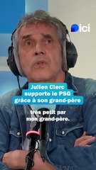 Julien Clerc supporte le PSG grâce à son grand-père
