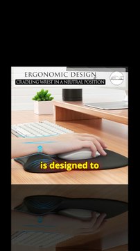 Ergonomic Gel Mouse Pad for Wrist Pain Relief #gadgets #tech #mouse