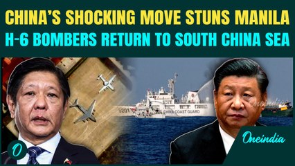 China Vs Philippines South China Sea Tensions Boil: China Lands H-6 Nuke-Capable Bombers on Island