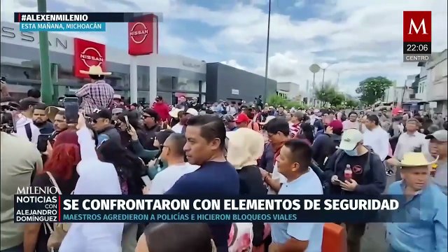 Integrantes de CNTE continúan exigiendo atención a demandas salariales