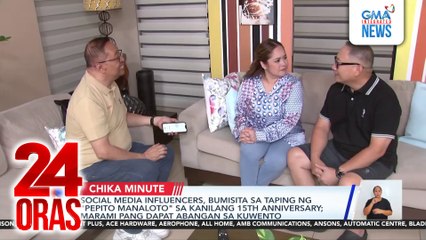 Social media influencers, bumisita sa taping ng “Pepito Manaloto” sa kanilang 15th anniversary; marami pang dapat abangan sa kuwento | 24 Oras