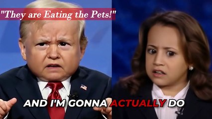 _They're eating the Dogs!__ Baby Trump & Baby Harris Debate Turns Into a Sitcom 🍿🗣️