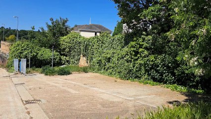 The empty land where the Royal Mail sorting office once stood
