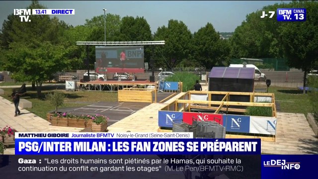 Finale de la Ligue des champions: les fan zones se préparent