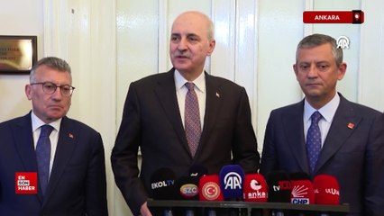 TBMM Başkanı Kurtulmuş, Özgür Özel ile görüştü