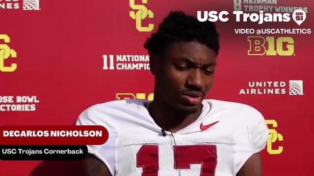 USC Trojans USC CB DeCarlos Nicholson Talks NIL