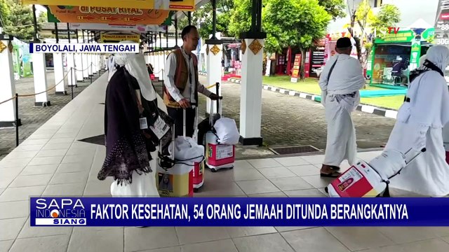 Faktor Kesehatan, 54 Jemaah Haji Embarkasi Solo Ditunda Berangkat ke Tanah Suci