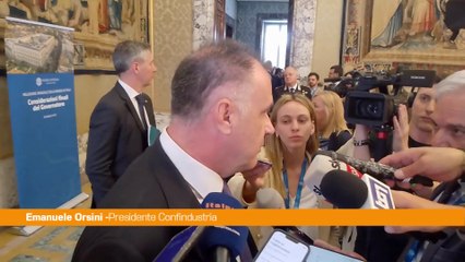 Orsini "Da Panetta parole positive su dazi e costi dell'energia"