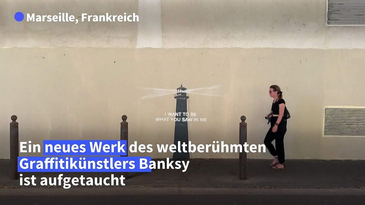 Neues Banksy-Kunstwerk in Marseille aufgetaucht