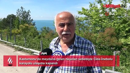 2 İlçe arasında korku dolu anlar! Karadeniz ile birleşti