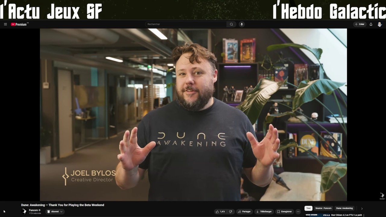 Révélations des Devs sur Dune Awakening🔥et Actu Jeux SF - Hebdo Galactic Semaine 21