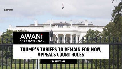 Trump's tariffs to remain for now, appeals court rules