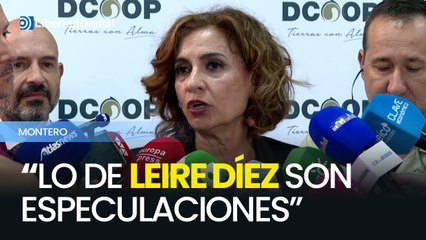 Montero tilda de "especulaciones" los informes sobre Leire Díez