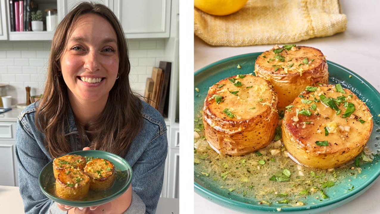 How to Make Lemon-Garlic Melting Potatoes