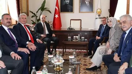 TBMM Başkanı Numan Kurtulmuş’un, AK Parti grubunu ziyareti sonrası ortak açıklama yapıldı
