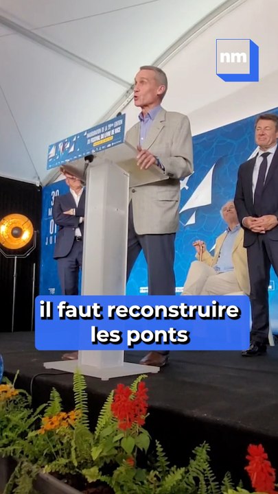 "Il faut reconstruire les ponts" : le puissant discours de Andreï Makine, lors de sa remise du prix Nice Baie des Anges