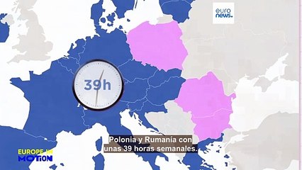 Estos son los países europeos con la semana laboral más corta y más larga