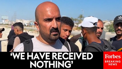 Gazan Residents Criticize The Aid Distribution System: 'Famine And Starvation Have Killed Us'