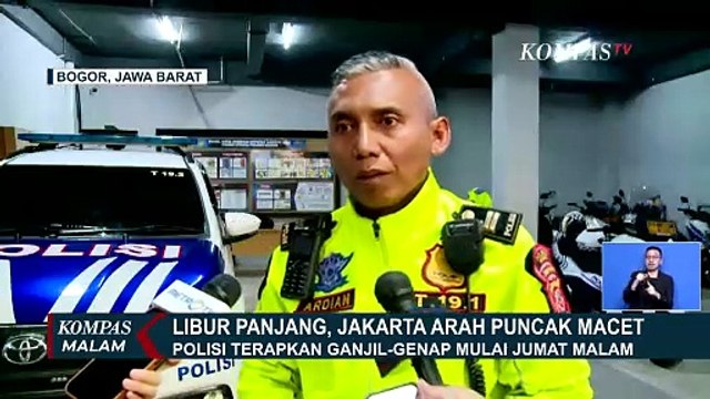 Antisipasi Kemacetan ke Puncak, Ganjil-Genap Diberlakukan di Simpang Gadog per Jumat 30 Mei 2025