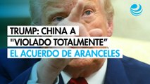 Trump acusa a China de haber 