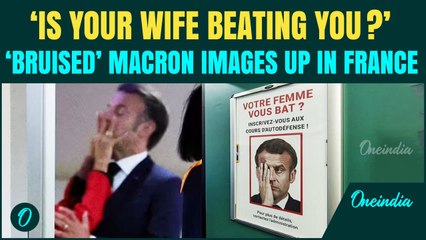 ‘SLAP-GATE Embarrassment continues for Macron |AI Images poking fun at President go up across France