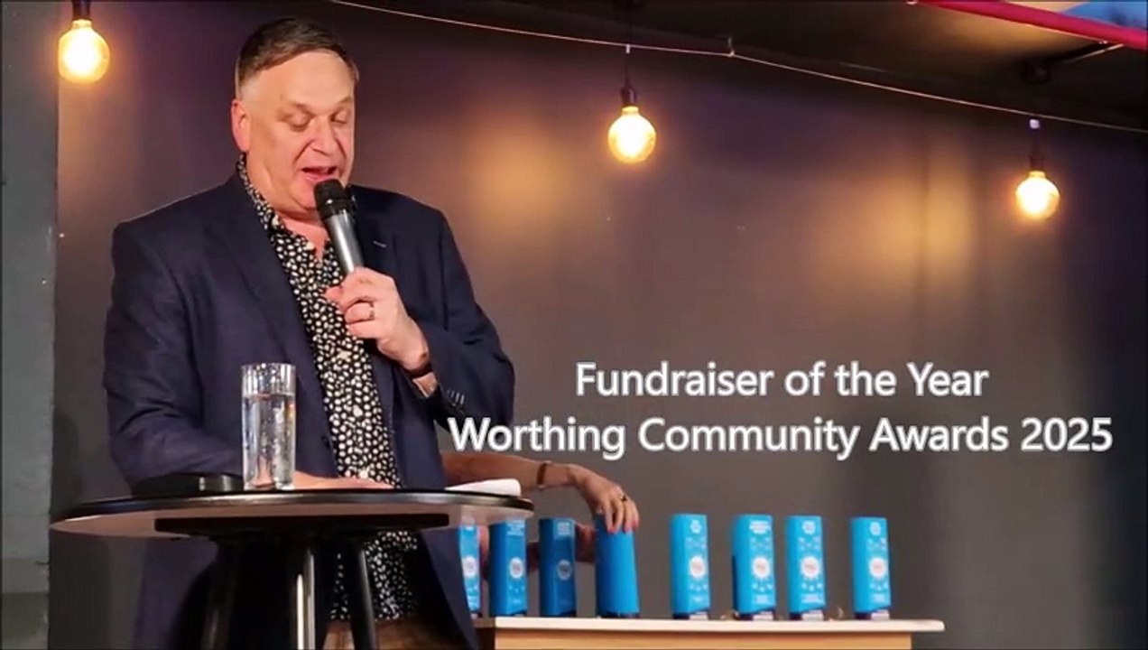 Hear about the winner of Fundraiser of the Year at Worthing Community Awards 2025