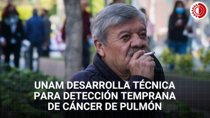 UNAM desarrolla técnica para detección temprana de cáncer de pulmón; el aliento es la clave