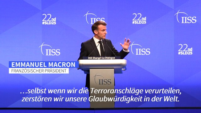 Macron: Wenn wir Gaza aufgeben, zerstört das unsere Glaubwürdigkeit