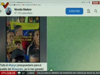 Pdte. Nicolás Maduro: Todo el apoyo presupuestario para el pueblo del Esequibo