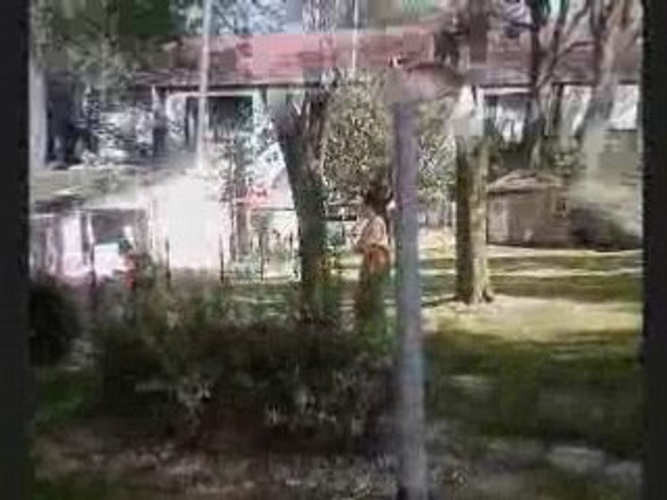 Louis s'amuse à sauter