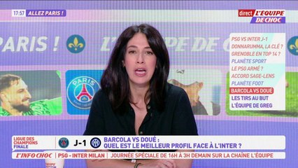 Barcola vs Doué : Quel est le meilleur profil face à l'Inter ? - L'Équipe de Choc - extrait